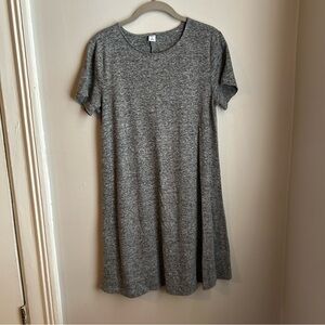 Old Navy Heather Gray Short Sleeve Dress